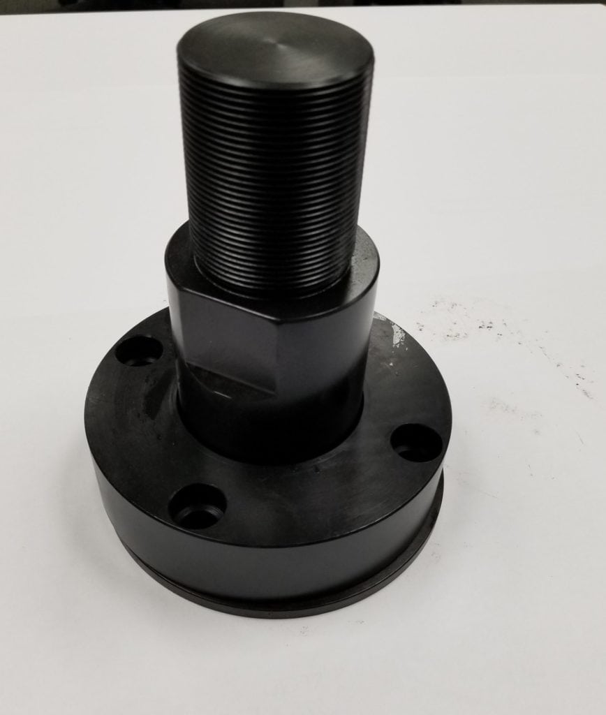 Black threaded screw for HyperCyl product