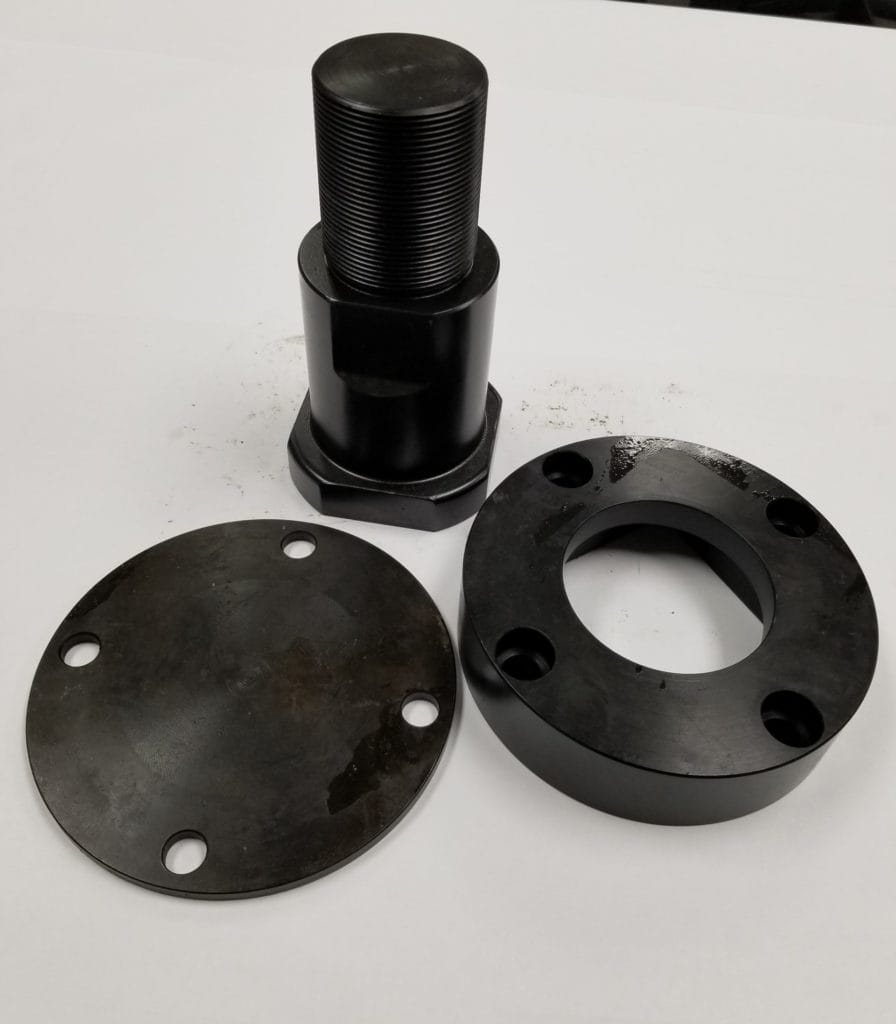 Black components for HyperCyl products Black components for HyperCyl products