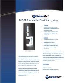 04-CGB Frame with 4 Ton Inline Hypercyl