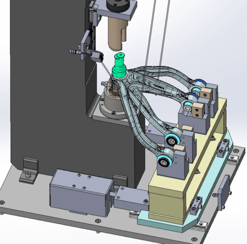 bushing, ball joints, control arms, secondary retention, snap ring, patented, hydraulic, Hydra-Pneumatic Cylinders, Hydraulic Actuators, Cylinders, Pneumatic, Pneumatic Actuators, press systems, Presses, Turn-Key